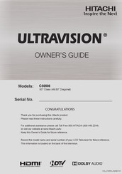 Hitachi ULTRAVISION C50M6 Guide Du Propriétaire