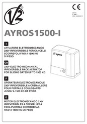 V2 AYROS1500-I Mode D'emploi