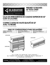 Whirlpool Gladiator Garageworks GATC5210WG Instructions D'assemblage