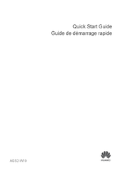 Huawei AGS2-W19 Guide De Démarrage Rapide