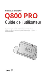 Thinkware Q800 PRO Guide De L'utilisateur