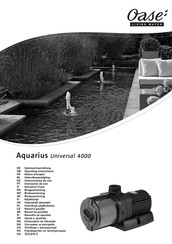 Oase Aquarius Universal 4000 Notice De Montage