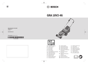 Bosch GRA 18V2-46 Notice Originale