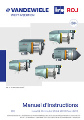 VANDEWIELE iro ROJ Luna X4 Manuel D'instructions