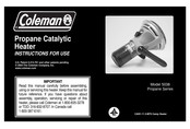 Coleman 5038 Mode D'emploi