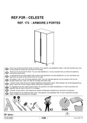 Gautier CELESTE P2R 173 Instructions De Montage