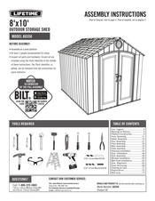 Lifetime 60356 Instructions D'assemblage