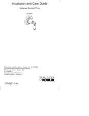 Kohler K-T72771 Guide D'installation Et D'entretien