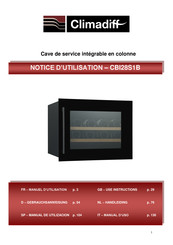 Climadiff CBI28S1B Notice D'utilisation