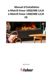 Faber e-MatriX 1300/400 III Manuel D'installation