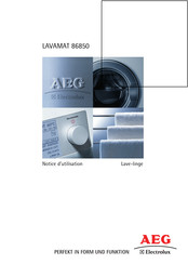 Electrolux AEG LAVAMAT 86850 Notice D'utilisation