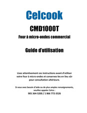 Celcook CMD1000T Guide D'utilisation