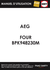 AEG BPK948230M Notice D'utilisation
