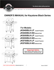 Jackson Grills Keystone Black Serie Manuel Du Propriétaire