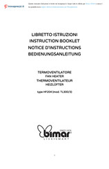 Bimar TL300/3 Notice D'instructions