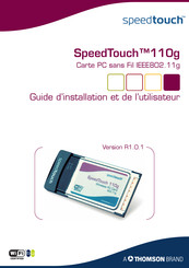THOMSON SpeedTouch 110g Guide D'installation Et De L'utilisateur