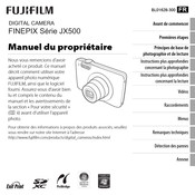 FujiFilm FINEPIX JX500 Serie Manuel Du Propriétaire