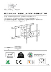 Mounting Dream MD2380-24K Instructions D'installation