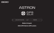 Seiko ASTRON 3X62 GPS Mode D'emploi