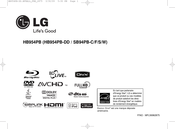 LG HB954PB Mode D'emploi