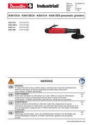 Desoutter KA613-9 Mode D'emploi