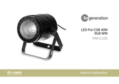 thomann Fun Generation LED Pot System COB 40W RGB WW Notice D'utilisation