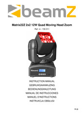 Beamz Matrix22Z Manuel D'instructions
