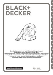Black & Decker PD1202L Mode D'emploi