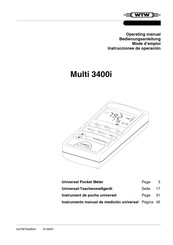 wtw Multi 3400i Mode D'emploi