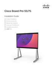 Cisco Board Pro 55 Guide D'installation