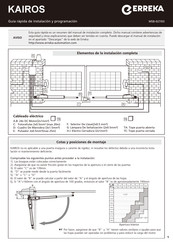 Erreka MSB-027/03 Guide D'installation Et De Programmation Rapide