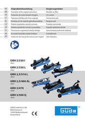 Güde GRH 2,5/460 AL Traduction Du Mode D'emploi D'origine