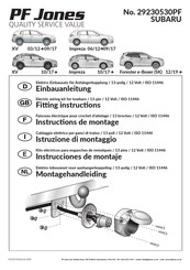 PF Jones 29230530PF Instructions De Montage