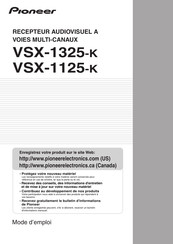 Pioneer VSX-1125-K Mode D'emploi