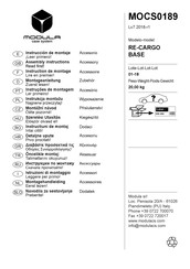 Modula MOCS0189 Instructions De Montage