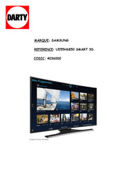 Samsung UE55H6850 Manuel