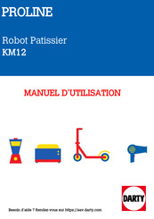 Proline KM12 Manuel D'utilisation