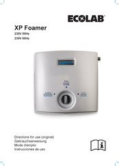 Ecolab XP Foamer 230V 50Hz Mode D'emploi