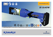 Emerson Klauke EK 35/4CFM Mode D'emploi