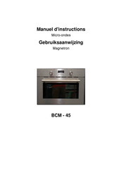 BORETTI BCM-45 Manuel D'instructions