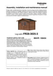 Lemeks Palmako FR28-3025-3 Assemblage, Manuel De Montage Et D'entretien