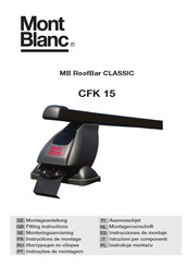 Mont Blanc MB RoofBar CLASSIC Instructions De Montage