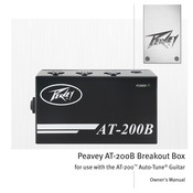 Peavey AT-200B Manuel Du Propriétaire