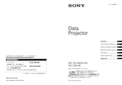 Sony VPL-DX126 Guide De Référence Rapide