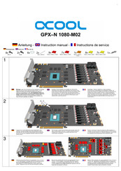 Alphacool GPX-N 1080-M02 Instructions De Service