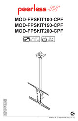 peerless-AV MOD-FPSKIT100-CPF Mode D'emploi