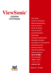 ViewSonic VX2240w Guide De L'utilisateur