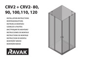 RAVAK CRV2-80 Instructions De Montage