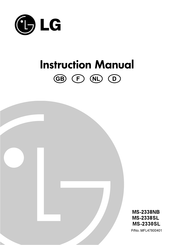LG MS-2338NB Manuel D'instructions