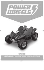 Power Wheels GTR90 Guide De L'utilisateur